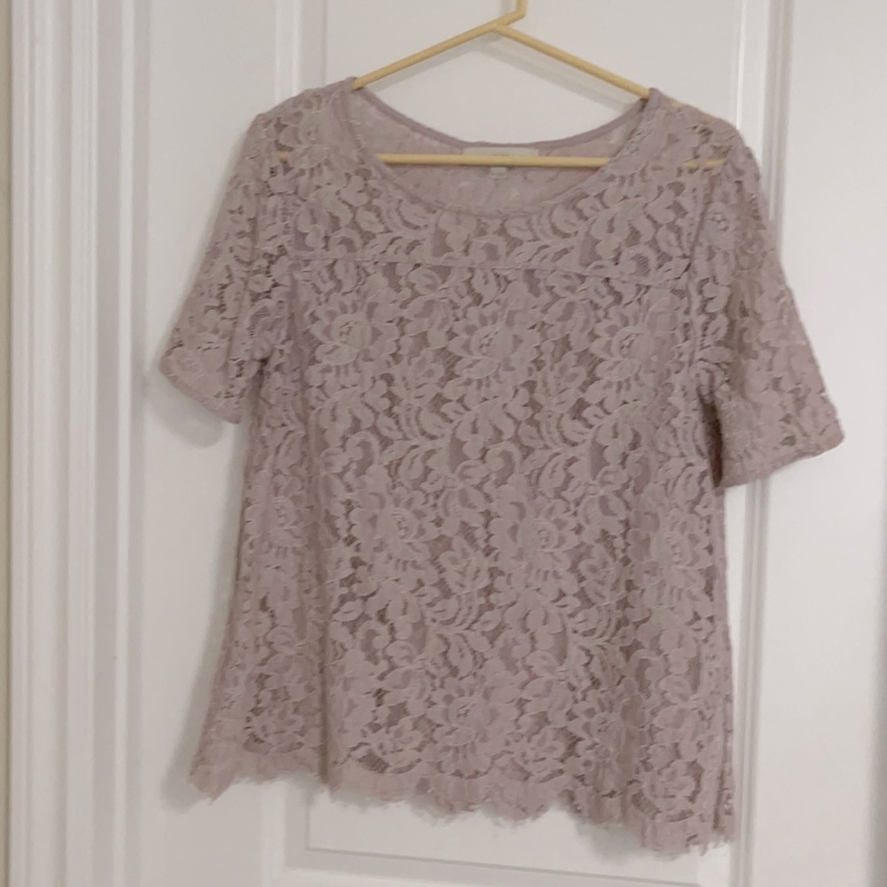 Loft lace top